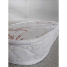 Soft Bed  60 x 105 x 15 Bambu Kumaş Oval Beşik Yatagı