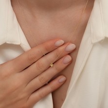 Luminis 14 Ayar Altın Kalp Kolye – Işıltıyla Gelen Sevgi