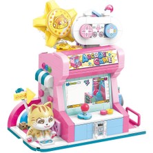 KP28019 Keeppley Orange Cat Game Room Blok Seti -Vagon Life