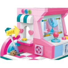 KP28019 Keeppley Orange Cat Game Room Blok Seti -Vagon Life