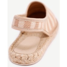 Yargıcı Arkası Açık Triko Espadril