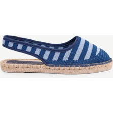 Yargıcı Arkası Açık Triko Espadril