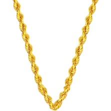 Harem Altın Burgu Halat 65 cm 14 Ayar Zincir Kolye ZKU200