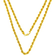 Burgu Halat 100 cm 14 Ayar Zincir Kolye ZKU162