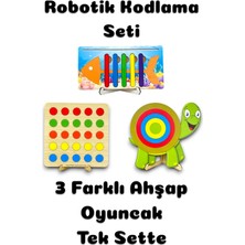 Bella Casa Kids Kodlama Oyuncakları Seti,ahşap Kodlama Oyuncakları,eğitici Oyuncaklar