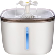 Yunpaly 2 Litre LED Işıklı Sessiz Otomatik Kedi Köpek Su Dispanseri (Yurt Dışından)