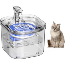 Yunpaly WF160 Şeffaf Kedi Suluk Sessiz Pompa Analog Musluk (Yurt Dışından)