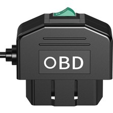 Steldalar Dash Cam Obd Sabit Kablolama Kiti, Dash Kamera USB Type C Sabit Kablolama Kiti, Dashcam Için Obd Güç Kablosu 12-24V Ila 5V/3A (Yurt Dışından)