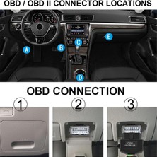 Steldalar Dash Cam Obd Sabit Kablolama Kiti, Dash Kamera USB Type C Sabit Kablolama Kiti, Dashcam Için Obd Güç Kablosu 12-24V Ila 5V/3A (Yurt Dışından)