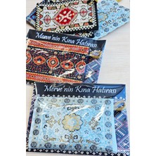 Atölye Mi Etnik Cüzdan Kına Hatırası Kilim Desen Çanta Cüzdan Kına Hediyesi 5li