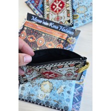 Atölye Mi Etnik Cüzdan Kına Hatırası Kilim Desen Çanta Cüzdan Kına Hediyesi 5li