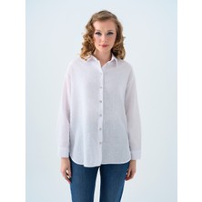 Loft Loose Fit Kadın Gömlek U.kol