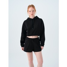Loft Loose Crop Kadın Sweatshirt