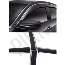 Pikno Tasarım Fiat Egea Kromlu Cam Rüzgarlığı 4'lü