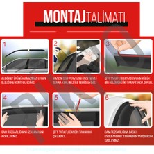 Pikno Tasarım Fiat Egea Kromlu Cam Rüzgarlığı 4'lü
