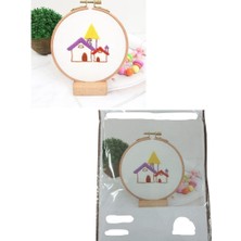 Nakış Kitleri Kasnaklı 8.6 x 6 cm Ev