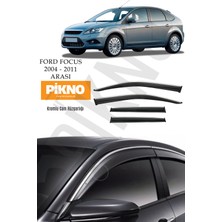 Pikno Tasarım Ford Focus 2 2004-2011 Arası Kromlu Cam Rüzgarlığı 4'lü
