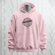 Parshey Dünya Deseni Baskılı Kapüşonlu Sweatshirt Hoodie Yünlü Kalın Kumaş 3 Iplik Şardonlu