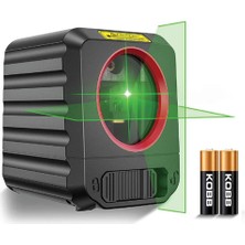 KOBB KBL90G 30 Metre Profesyonel Yatay ve Dikey Otomatik Hizalamalı Yeşil Çapraz Çizgi Lazer Distomat