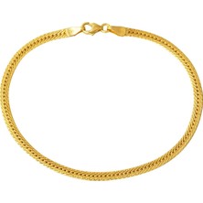 Harem Altın Örme Halat Zincir Bileklik BIL15