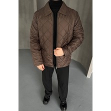 Erkek Regular Fit Içi Desenli Rahat Şık Mont