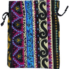 Elegantshop 10 x 13 cm  (10 Adet) Kese, Kuruyemiş, Çerez, Lokum, Çikolata, Kahve, Kına, Hediye, Altın, Sünnet, Nişan, Düğün Kesesi Ipli