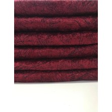 Koltuk Çekyat Örtüsü Bordo Damar Desenli Kaymaz Taban Süngerli Üst Kumaş Kadife