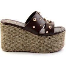 Bambi Kahve  Kadın Terlik K04209223009