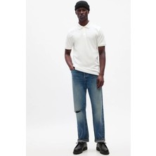 Gap V-Stretch Pique Erkek Polo Yaka Tişört 550531004015