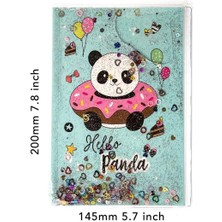 Vuki Sekreterlik Defter Kalemlik 3'lü Kırtasiye Seti - Panda Desenli