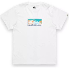 Quiksilver Ev Gradıent Box Ss Erkek Tişört Beyaz EQYZT08045-908