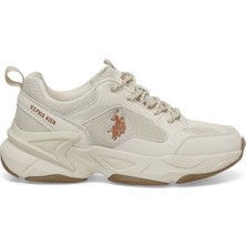 U.s. Polo Assn. Maybe Wmn 5fx Kadın Sneaker Bej