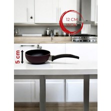 Doremcy 3 Lü  12 cm Teflon  Mini Wok Sos Tava Seti  Mini Sos Tavası