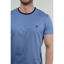 E-Blue - Mavi T-Shirt