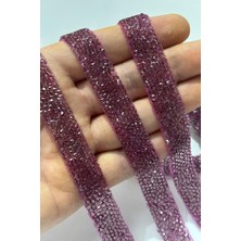 Mürdüm Ütüyle Yapışan Şerit Taş Boncuk1,5 cm