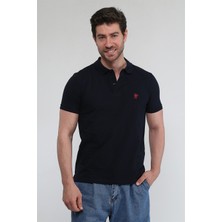 Night Blue - Koyu Lacivert Polo T-Shirt