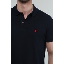 Night Blue - Koyu Lacivert Polo T-Shirt