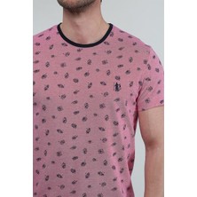 Rose - Pembe Desenli T-Shirt