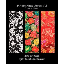 9'lu Kitap Ayracı Seti - Çiçekler