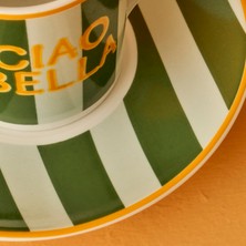 Bella Maison Line 2'li Kahve Fincanı Kırmızı-Mavi (90 cc)
