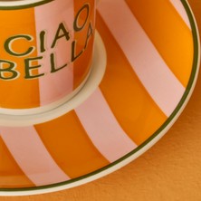 Bella Maison Line 2'li Kahve Fincanı Kırmızı-Mavi (90 cc)
