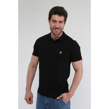 Midnight - Siyah Polo T-Shirt