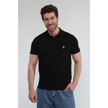 Midnight - Siyah Polo T-Shirt