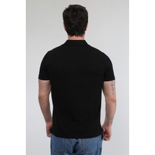 Midnight - Siyah Polo T-Shirt