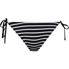 DeFacto Çizgili Tül Bağcıklı Bikini Altı E0146AX25SM