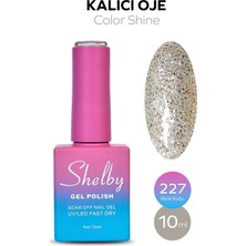 SHELBY 10 ML. A227 IŞILTILI RENKLİ KALICI OJE
