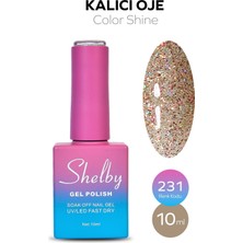 SHELBY 10 ML. A231 IŞILTILI RENKLİ KALICI OJE