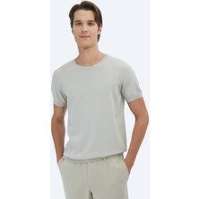 Taş Bisiklet Yaka Düz Örgü Triko