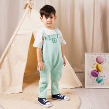 Zuppers Unisex Bebek Salopet Tulum ve Tişört Takım - Mint