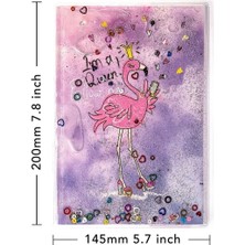 Vuki Sekreterlik Defter 2'li Kırtasiye Seti - Flamingo Desenli